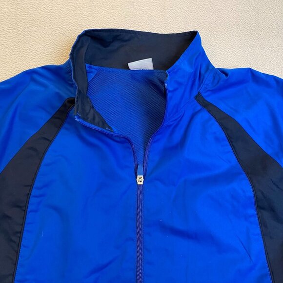 Danskin Now Women's Full-Zip Jacket XXL Blue & Black Athletic Windbreaker - Picture 6 of 7